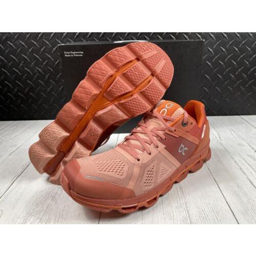 Size 11 Wmns-new On Cloudace Blush Pink Orange Athletic Running Shoes 30.99765
