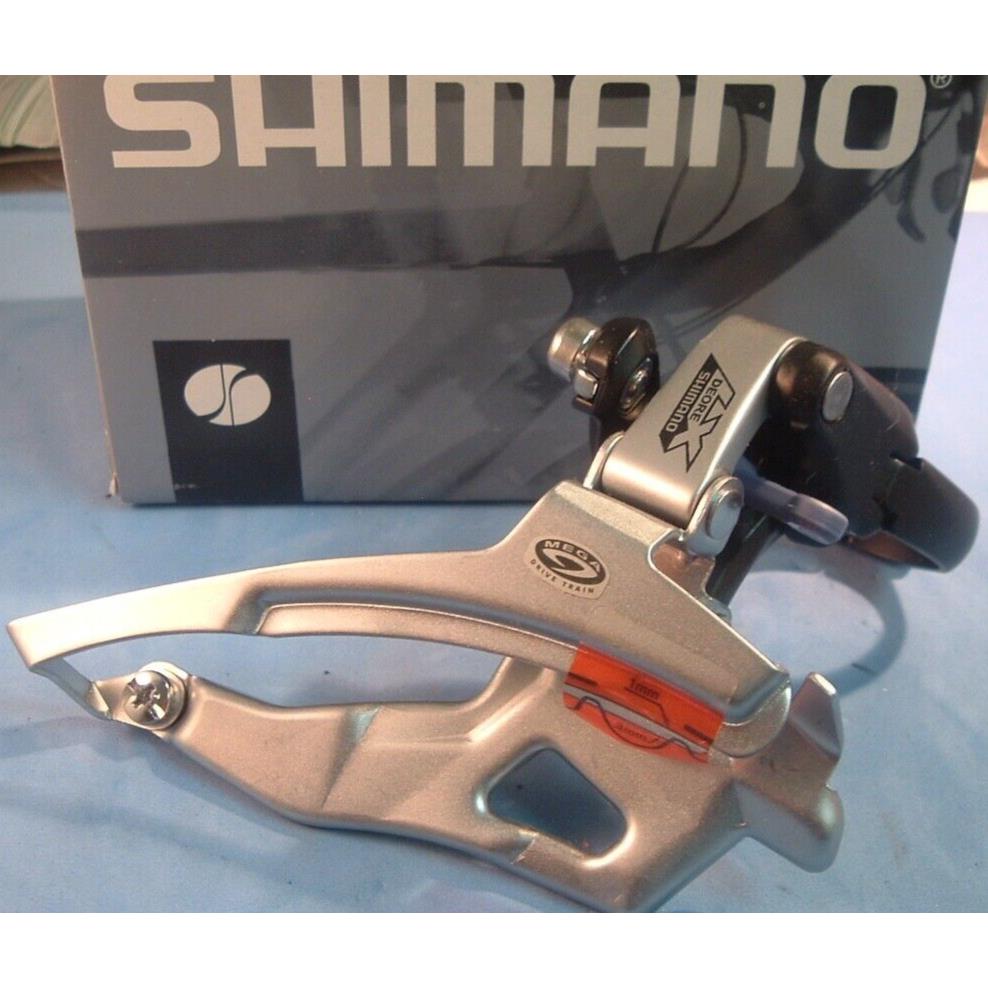 Shimano Deore LX M571 Bk/sil 31.8MM Mtb Front Derailleur New/nos TP/BS-3x9-Spd