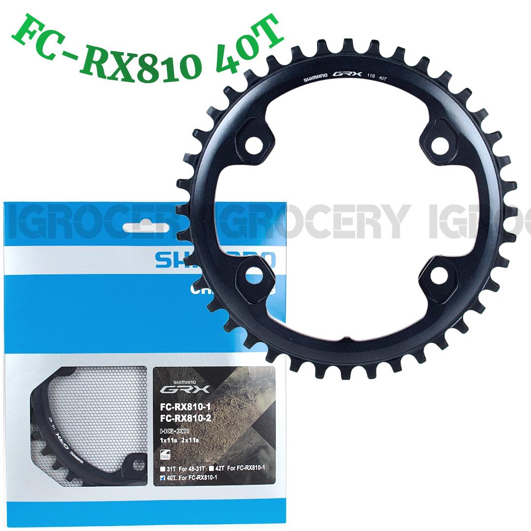 Shimano Grx FC-RX810 Chainring 11speed 40T Black