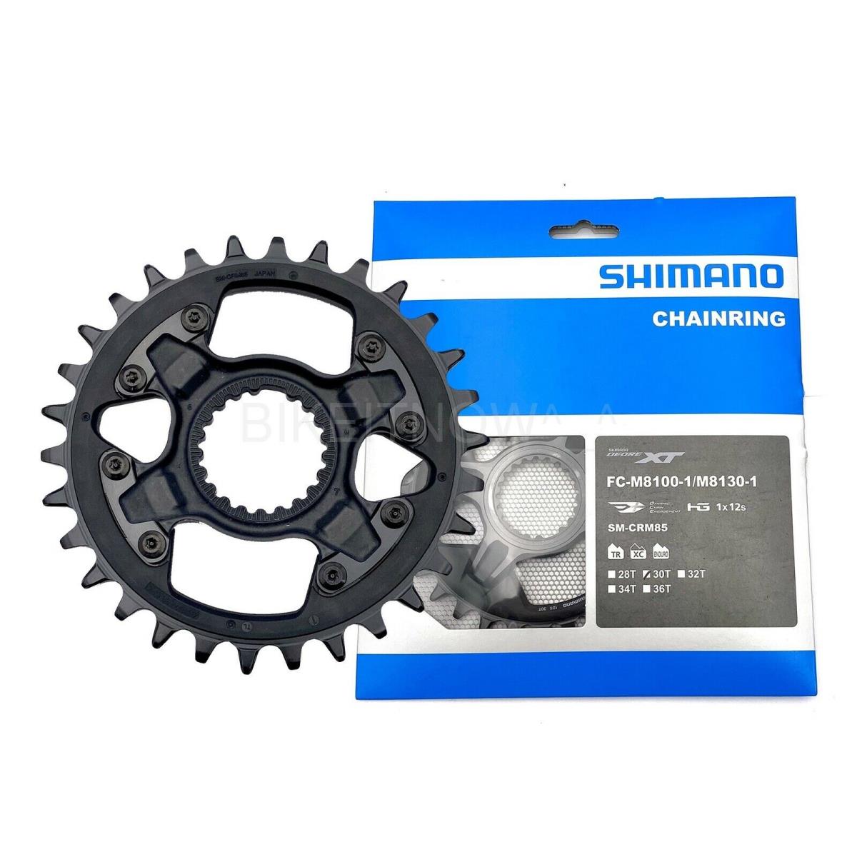 Shimano XT SM-CRM85 Chainring 30T Dynamic Chain Engagement+ 1x 12 Speed