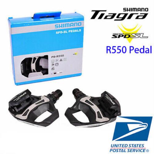 Shimano Tiagra 4700 PD-R550 Spd-sl Road Bike Pedals Clipless SM-SH11 Cleat