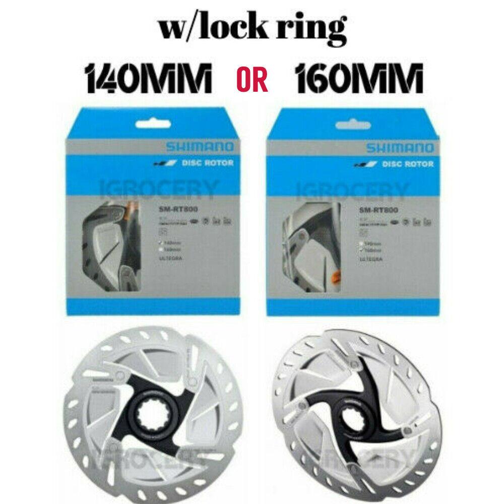 1PC Shimano Ultegra SM-RT800 Center Lock Disc Brake Rotor 140mm or 160mm