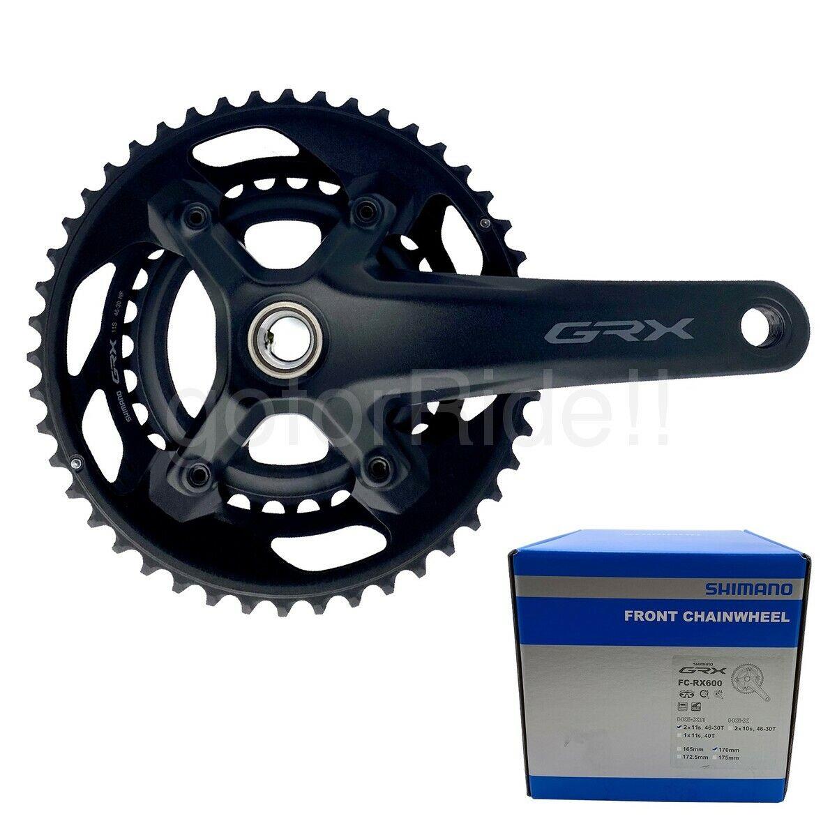 Shimano Grx FC-RX600 46X30T 165/170/172.5mm 2x11S Gravel Crankset Chainwheel