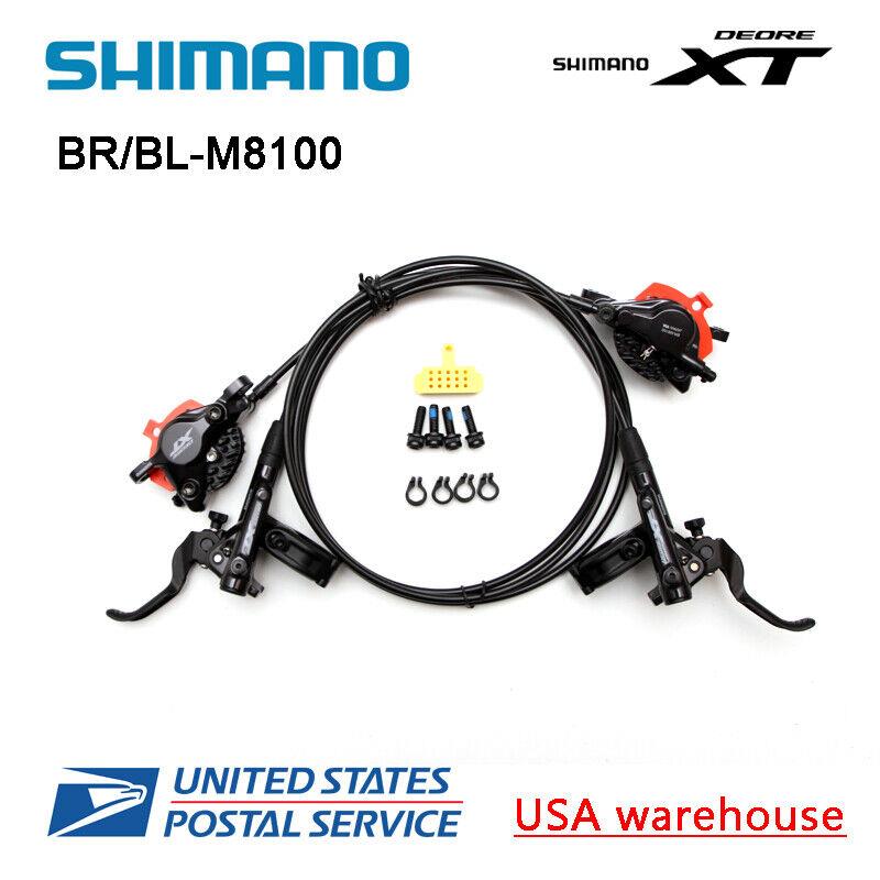 Shimano XT BL-BR-M8100 Hydraulic Disc Brake Set Levers Pair Front/rear OE