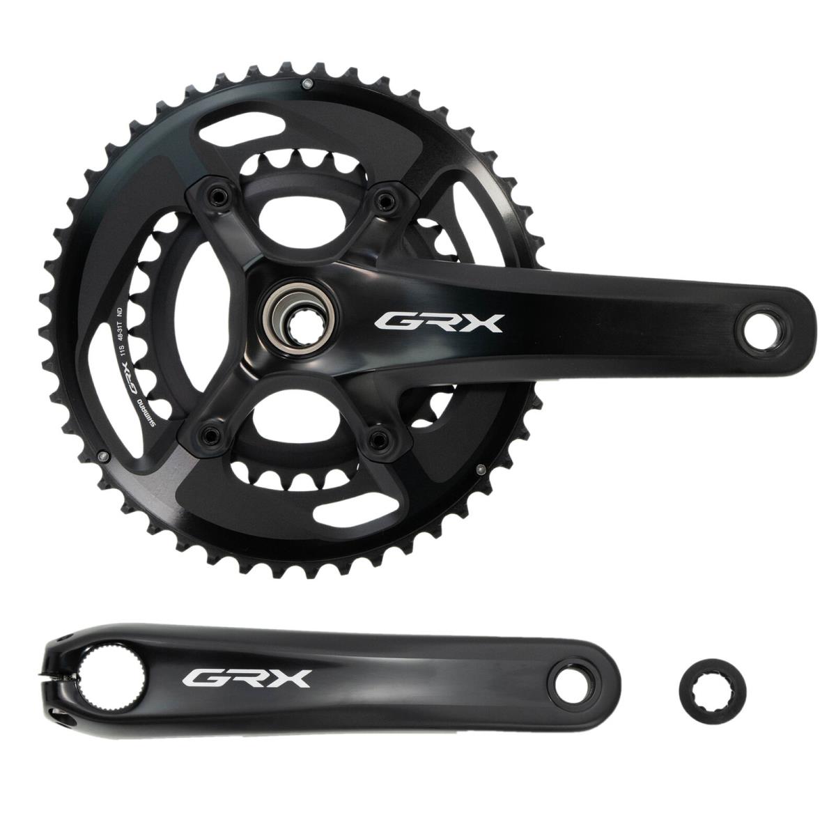 Shimano Grx FC-RX810-2 48-31T Crankset 2x11s W/o BB 170mm /172.5mm Hollowtech II