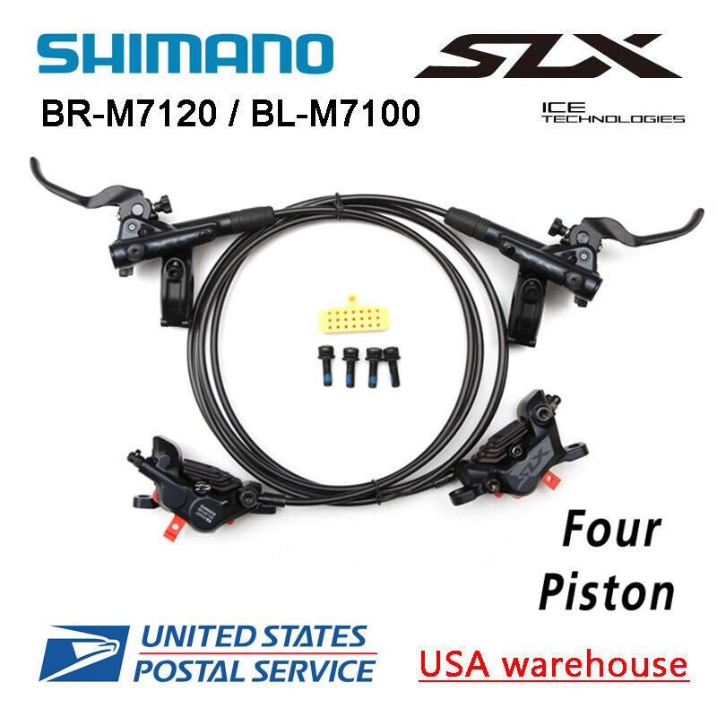 Shimano Slx BR-M7120 BL-M7100 Bike 4-Piston Hydraulic Disc Brake Front/rear/ Set