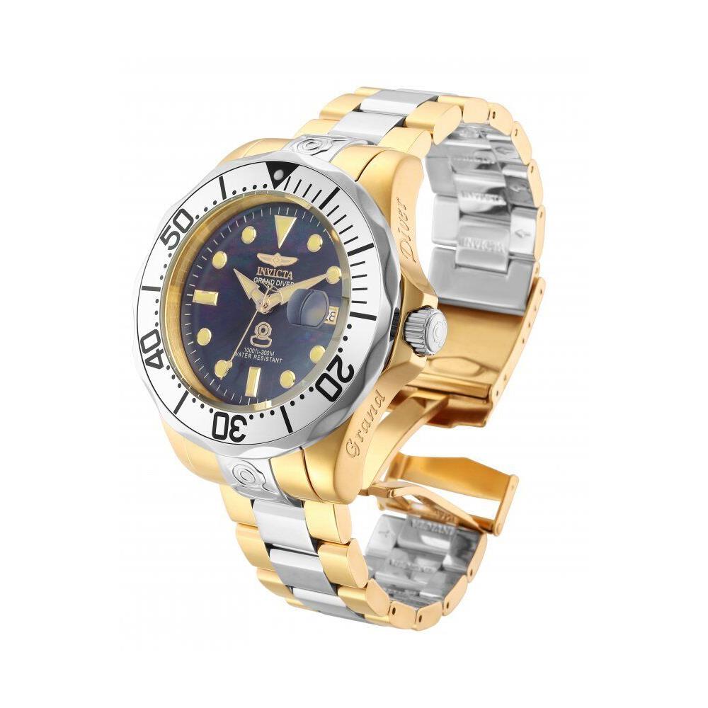 Invicta Men`s Grand Diver 16034 Two Tone Stainless-steel Automatic Diving Watch