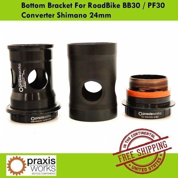 Praxis Works Bottom Bracket For Roadbike BB30 / PF30 Converter Shimano 24mm