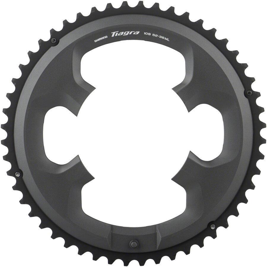 Shimano Tiagra FC-4700 Chainring - 52t 110 Bcd Asymmetric Black