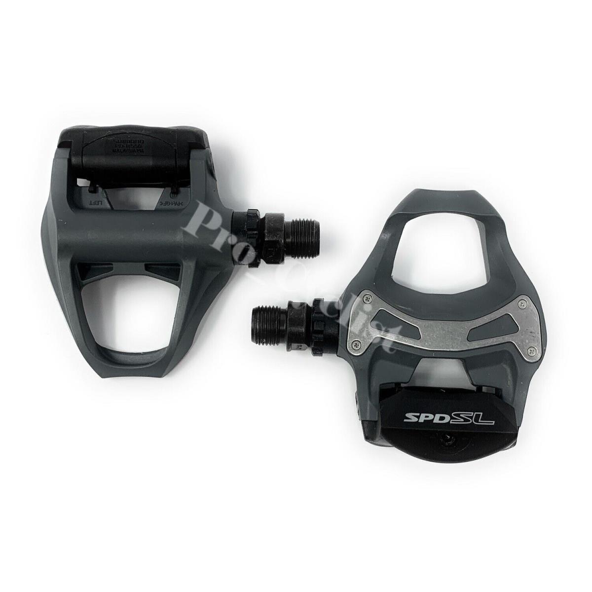 Shimano PD-R550 Spd-sl Road Bike Pedals Gray Clipless SM-SH11 Cleat