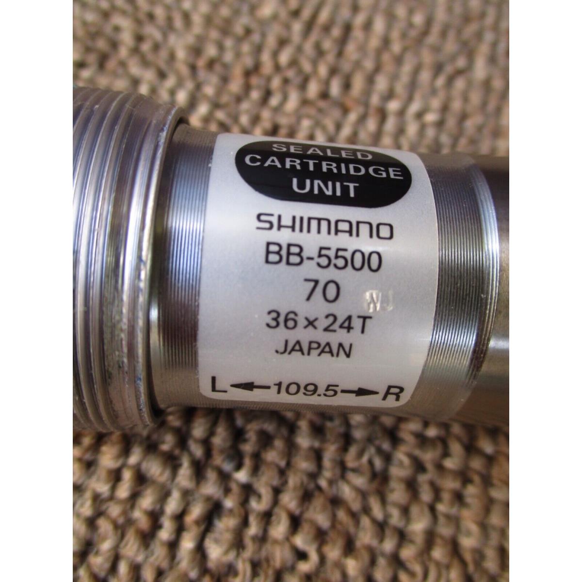 Shimano 105 Octalink Cartridge Bottom Bracket BB-5500 109.5mm Italian