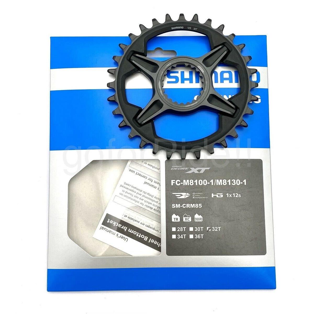 Shimano XT SM-CRM85 Mtb Bike Chainring 32T 1x12Speed Direct Mount