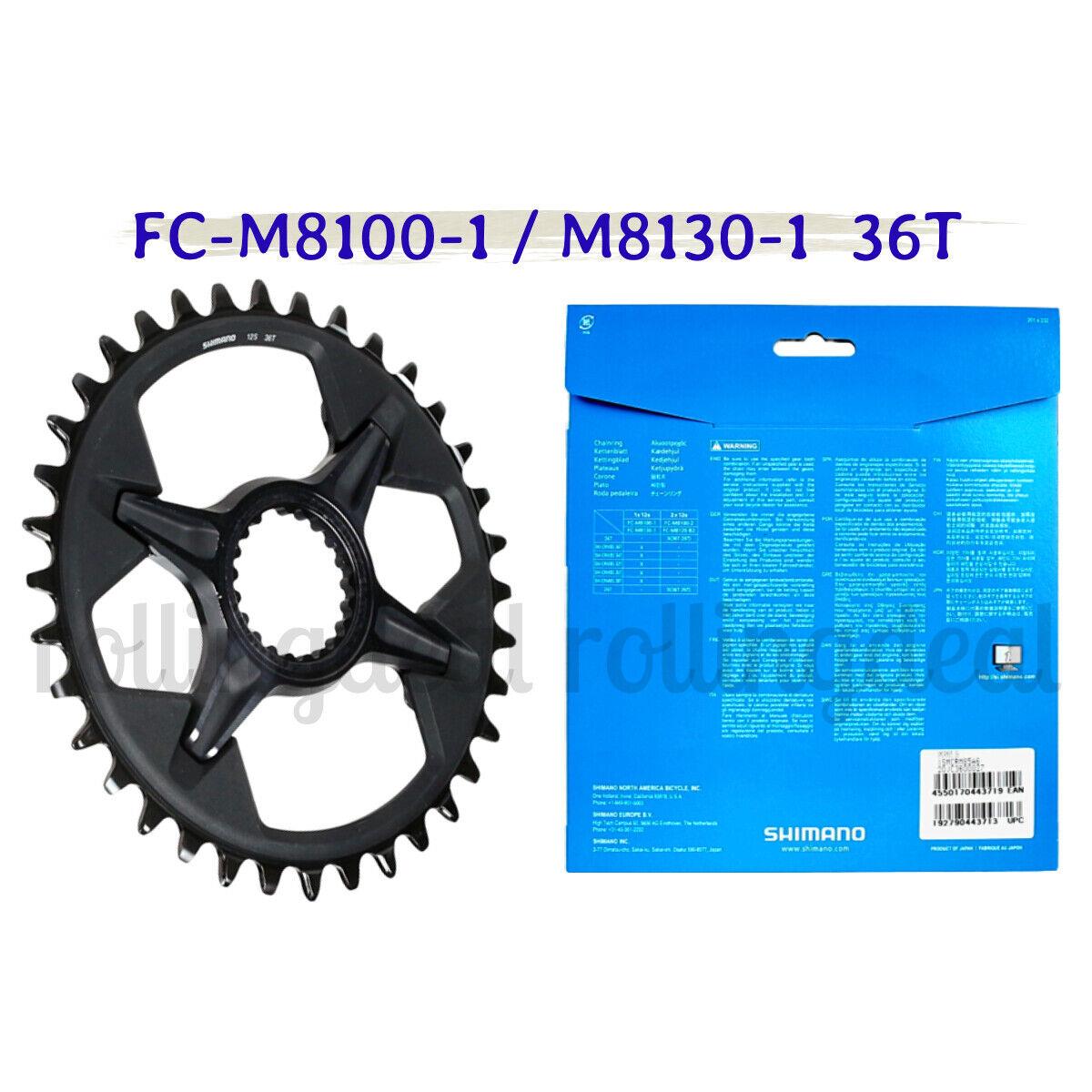 Shimano Deore XT FC-M8100/M8120/M8130 36T Chainring 1x12 Speed ISMCRM85A6