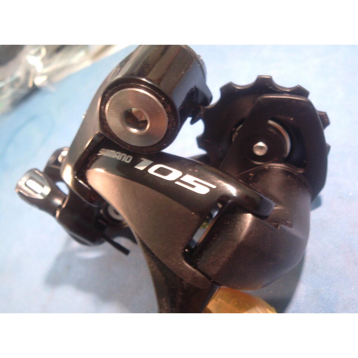 Shimano 105 RD-5800 Rear Road Derailleur- 2x10/11-Spd- New/nos- Black -mint