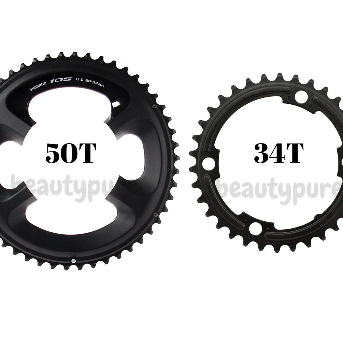 Shimano 105 FC-5800 Outer/inner Chainrings 50T 34T