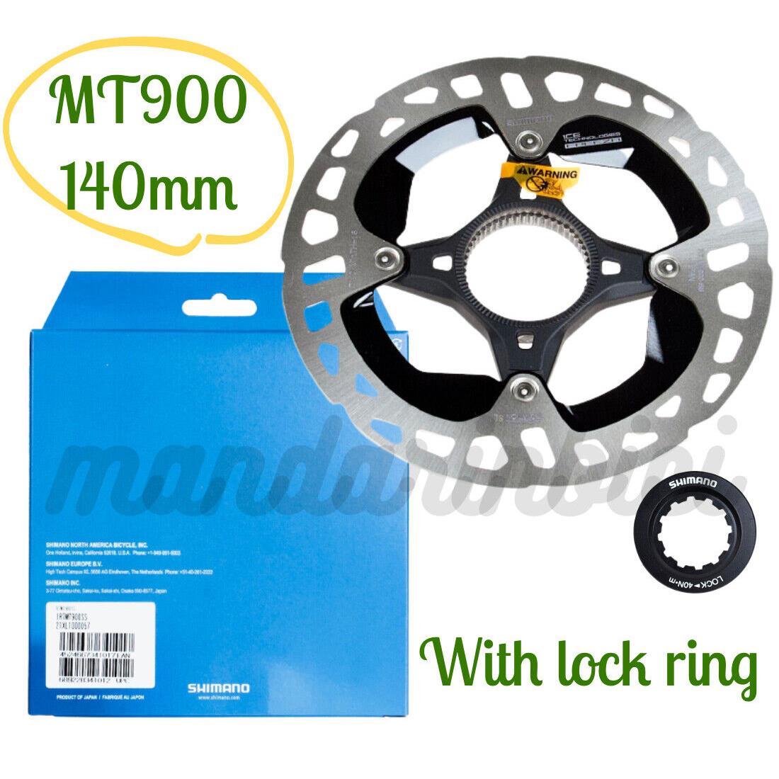 IRTMT900SS Shimano RT-MT900 140mm Center Lock Brake Rotor w/ Lock Ring