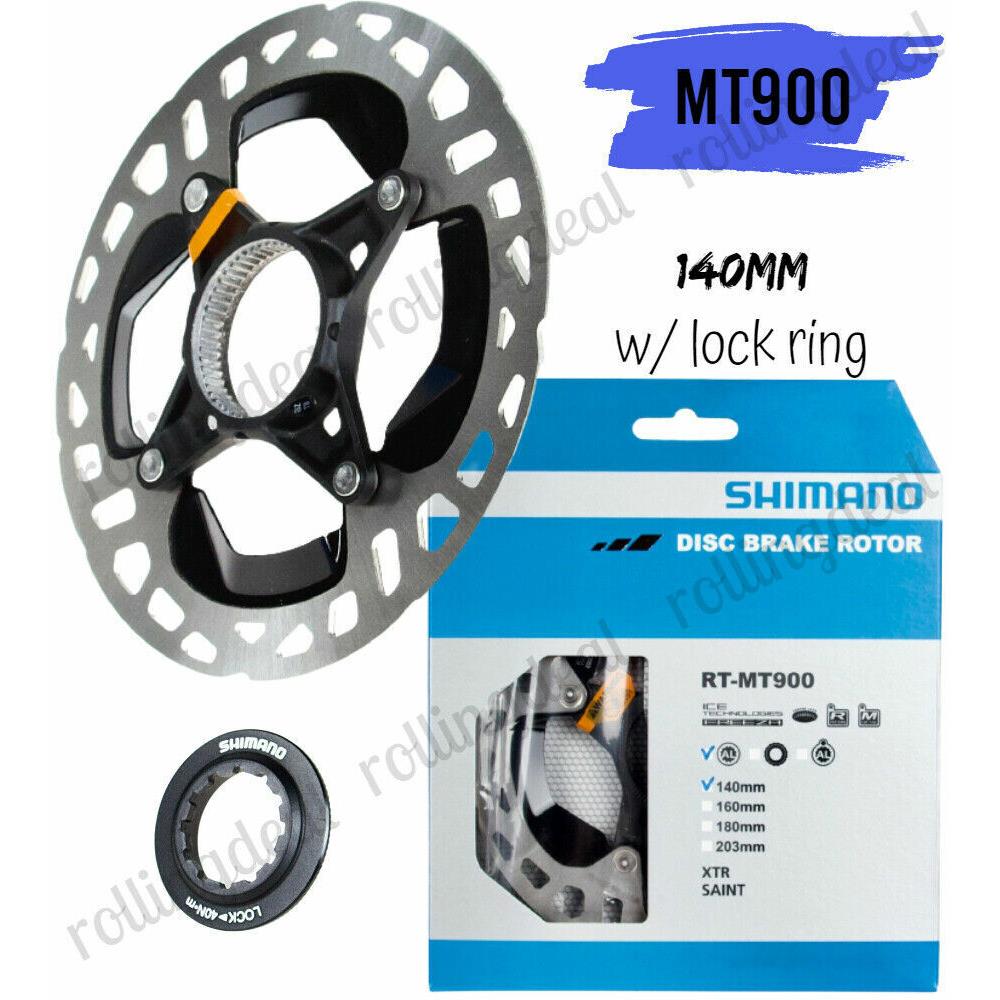 Shimano Disc Brake Rotor Center Lock RT-MT900 140 mm Icetech Freeza