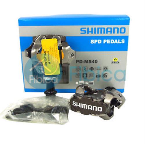 Shimano PD-M540 Spd Mountain Mtb Clipless Pedals with Cleats SM-SH11 Bronze