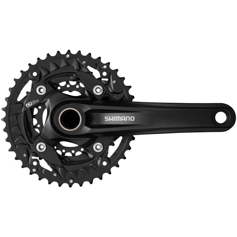 Shimano FC-MT500-3 Crankset - 175mm 10-Speed 40/30/22t 50mm Chainline