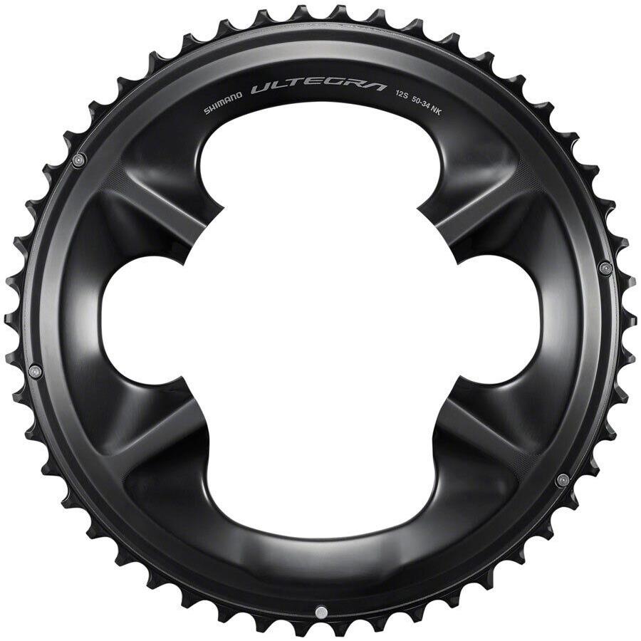 Shimano Ultegra FC-R8100 12-Speed Chainring - 50t Asymmetric 110 Bcd Black NK