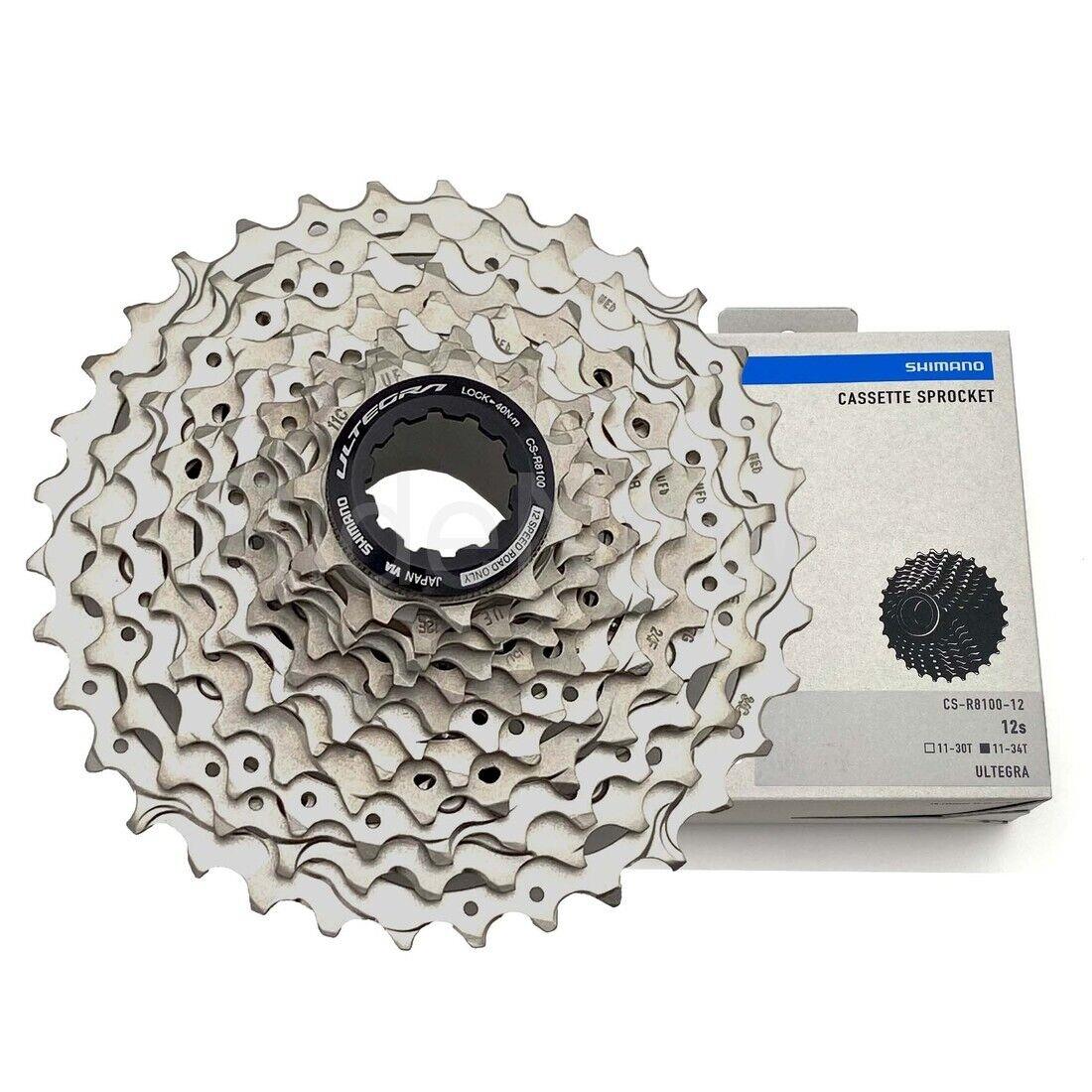 Shimano Ultegra CS R8100 12 Speed Road Bike Cassette 11-34t ICSR810012134