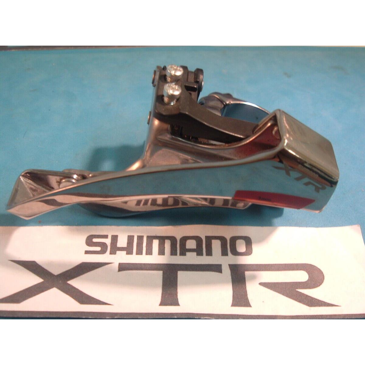 Shimano Xtr M960 31.8MM / Nos Mtb Front Derailleur-DP/TS-3x8/9-Spd- `02-Mint