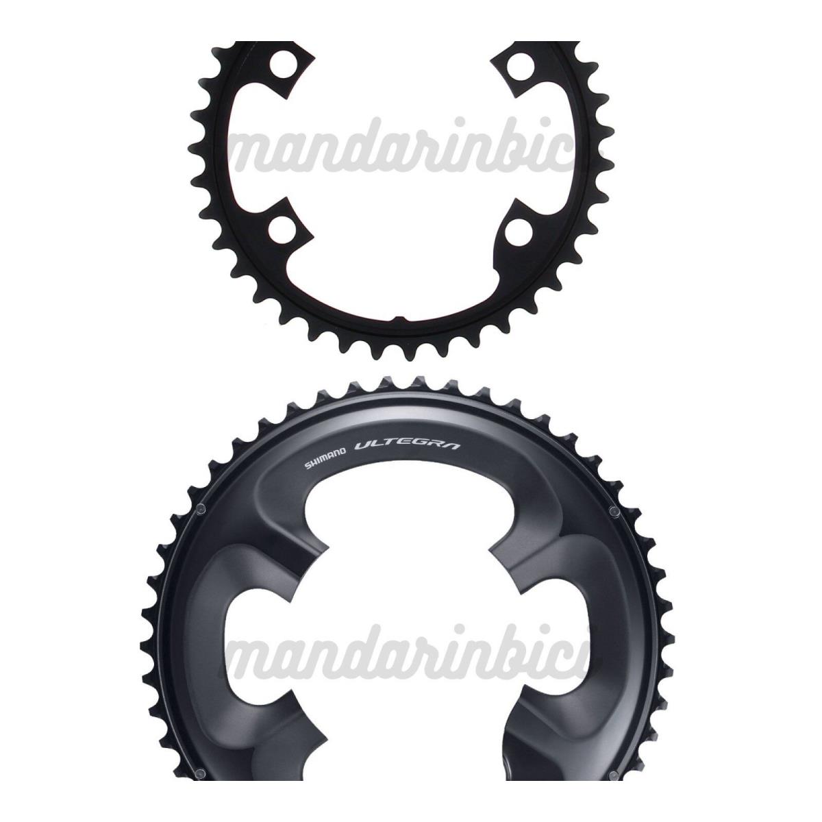 Shimano FC-R8000 53T 39T MW Outer/inner Chainrings 11-Speed Black