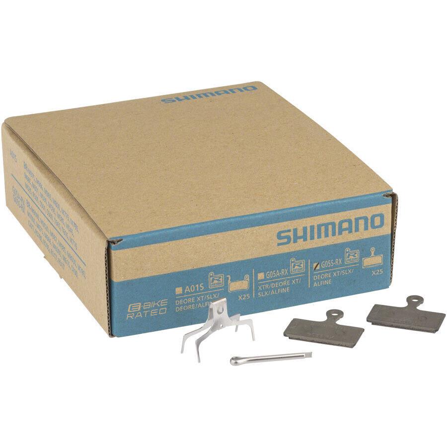 Shimano G05S Disc Brake Pad and Spring - Resin Compound Stainless Steel Back Pl