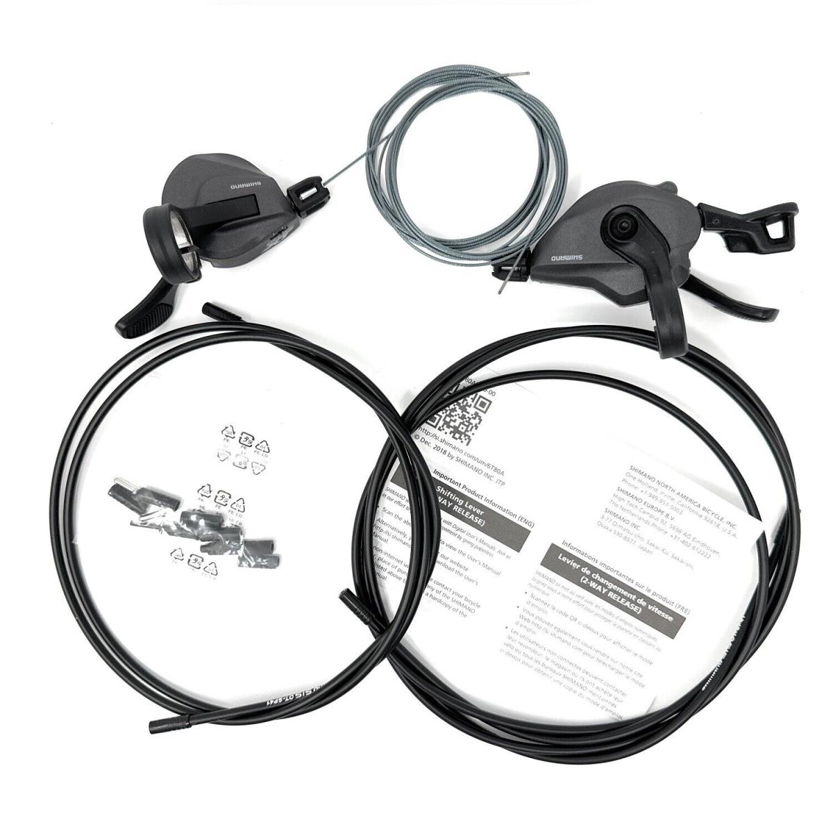 Shimano XT M8100 SL-M8100 12 Speed Clamp Band Shift Lever Set Black