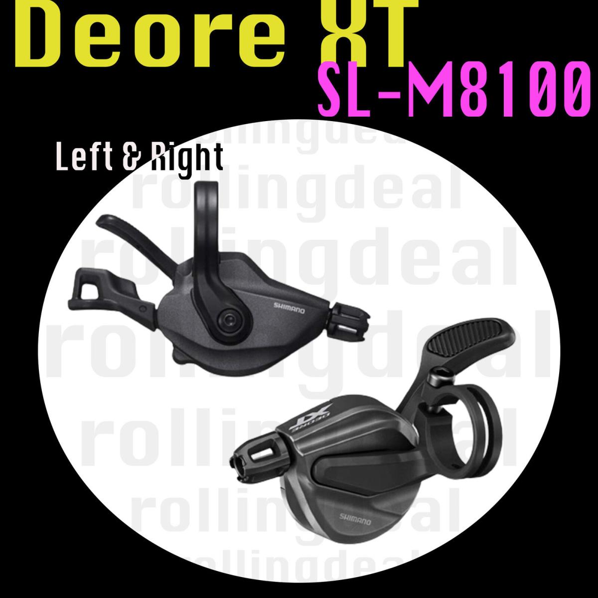 Shimano XT SL-M8100 Shift Lever Left Right Set 2x12-speed