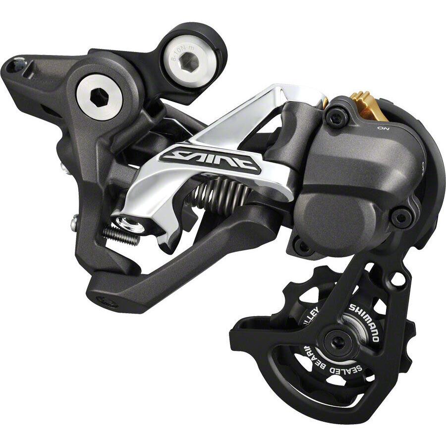 Shimano Saint RD-M820-SS1 Rear Derailleur - 10 Speed Short Cage Black