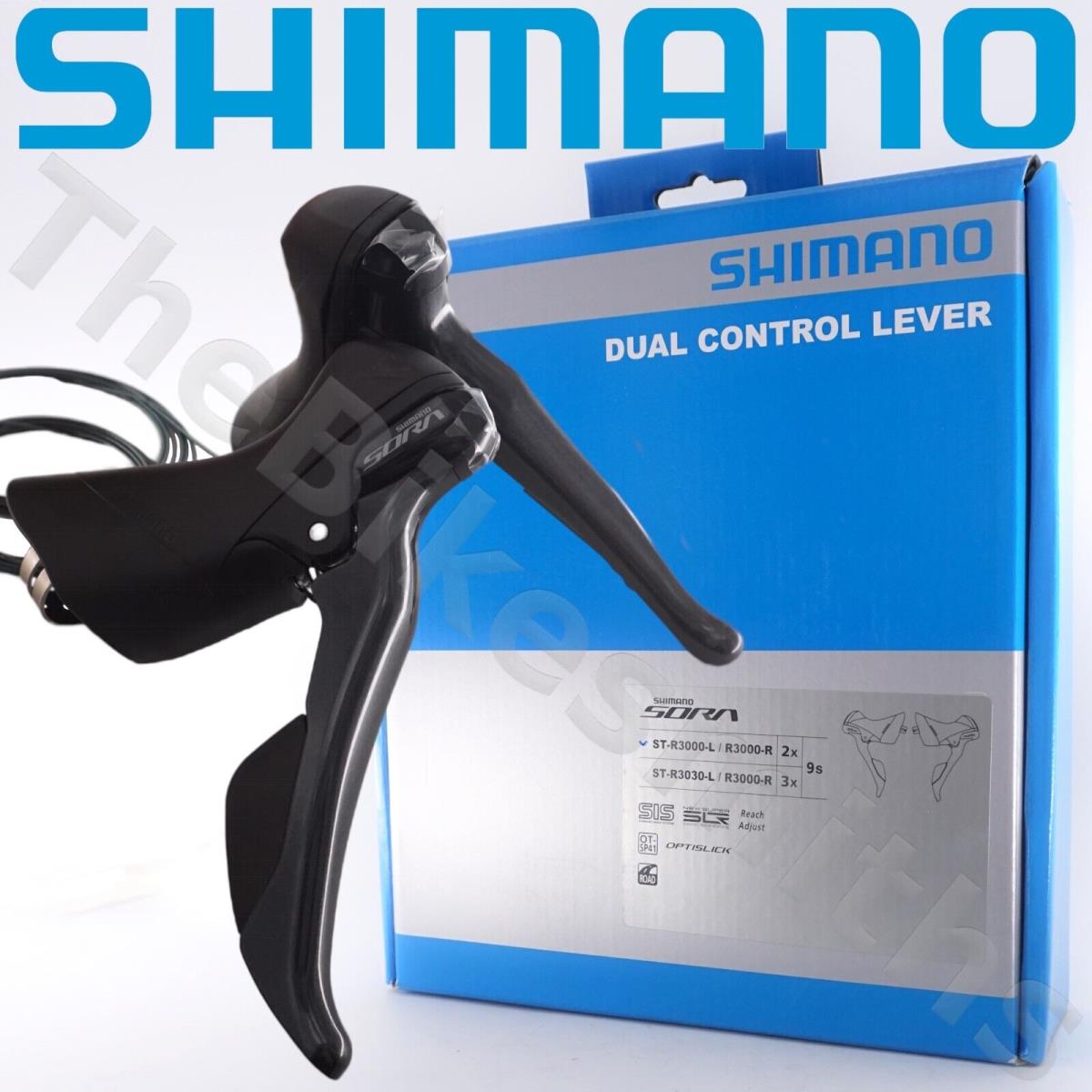 Shimano Sora STR3000 2x9-speed Road Bike Shifter/brake Lever Set