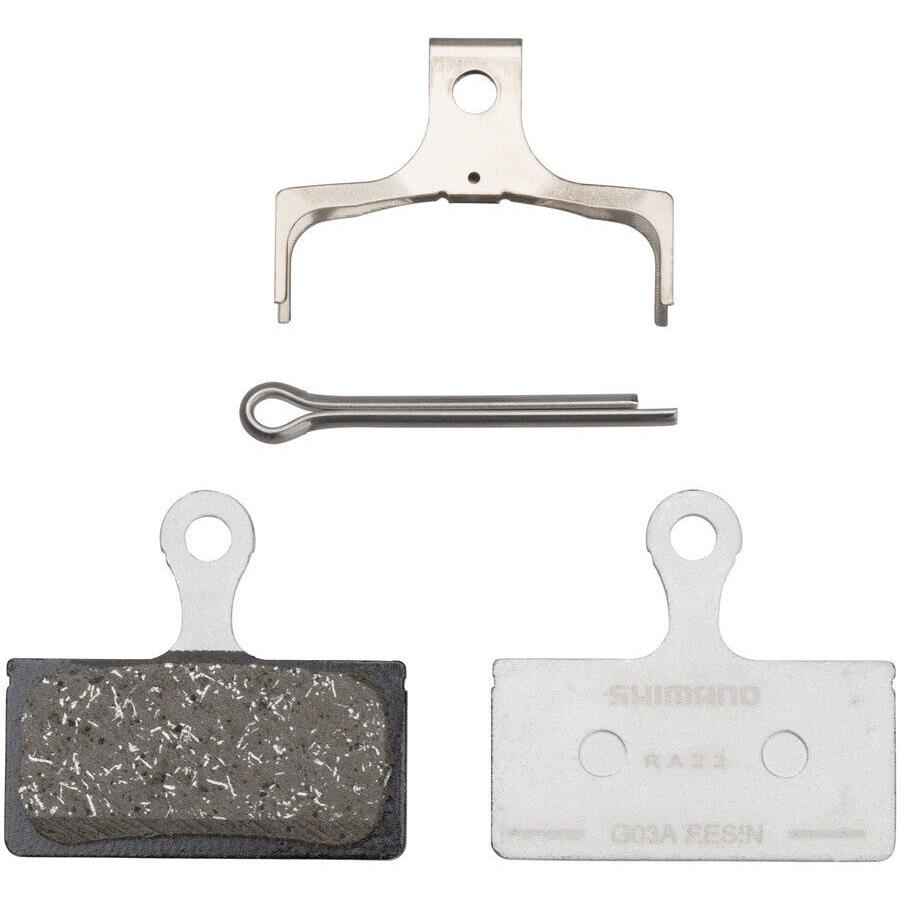 Shimano G05A Disc Brake Pad and Spring - Resin Compound Alloy Back Plate Box/2