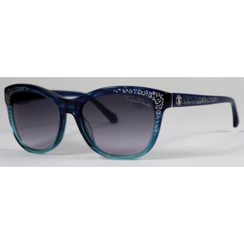 Roberto Cavalli Tsze Cateye Blue Transparent Rectangular Sunglasses RC 991S 91B