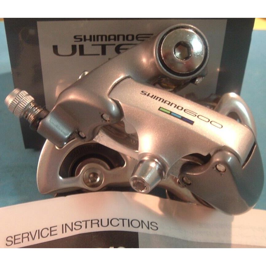 Shimano 600 Ultegra 6401 Rear Road Derailleur-new / Nos 6/7/8-Spd- Mint-nib