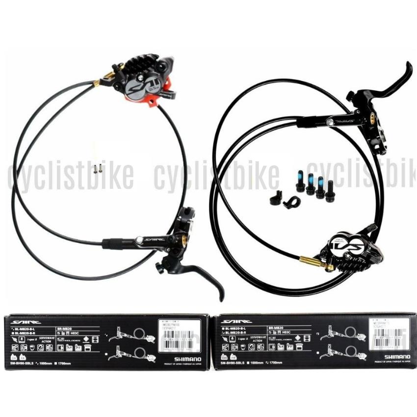 Shimano Saint BL-M820 Disc Brake Set W/o Rotor Adapter F1000/R1700