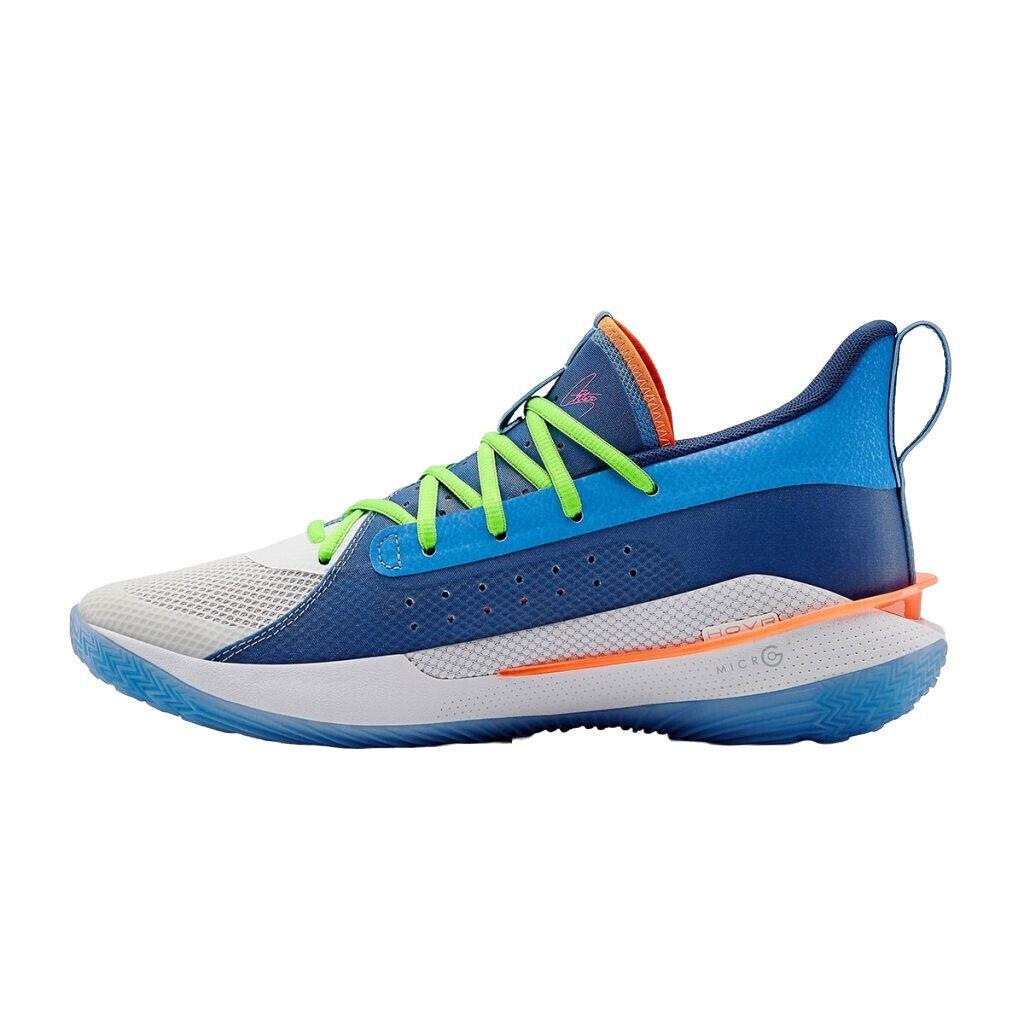 Under Armour UA Curry 7 Mens 10.5 `super Soaker` Basketball Shoes 3021258