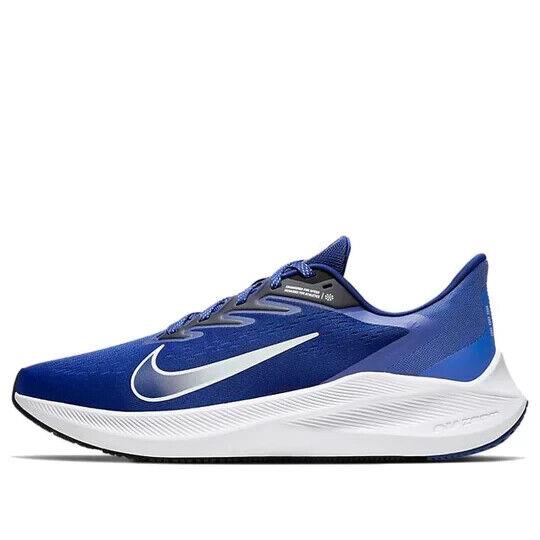 Nike Air Zoom Winflo 7 CJ0291-401 Men`s Royal Blue Sneaker Shoes Size 7.5 PB96 - Royal Blue