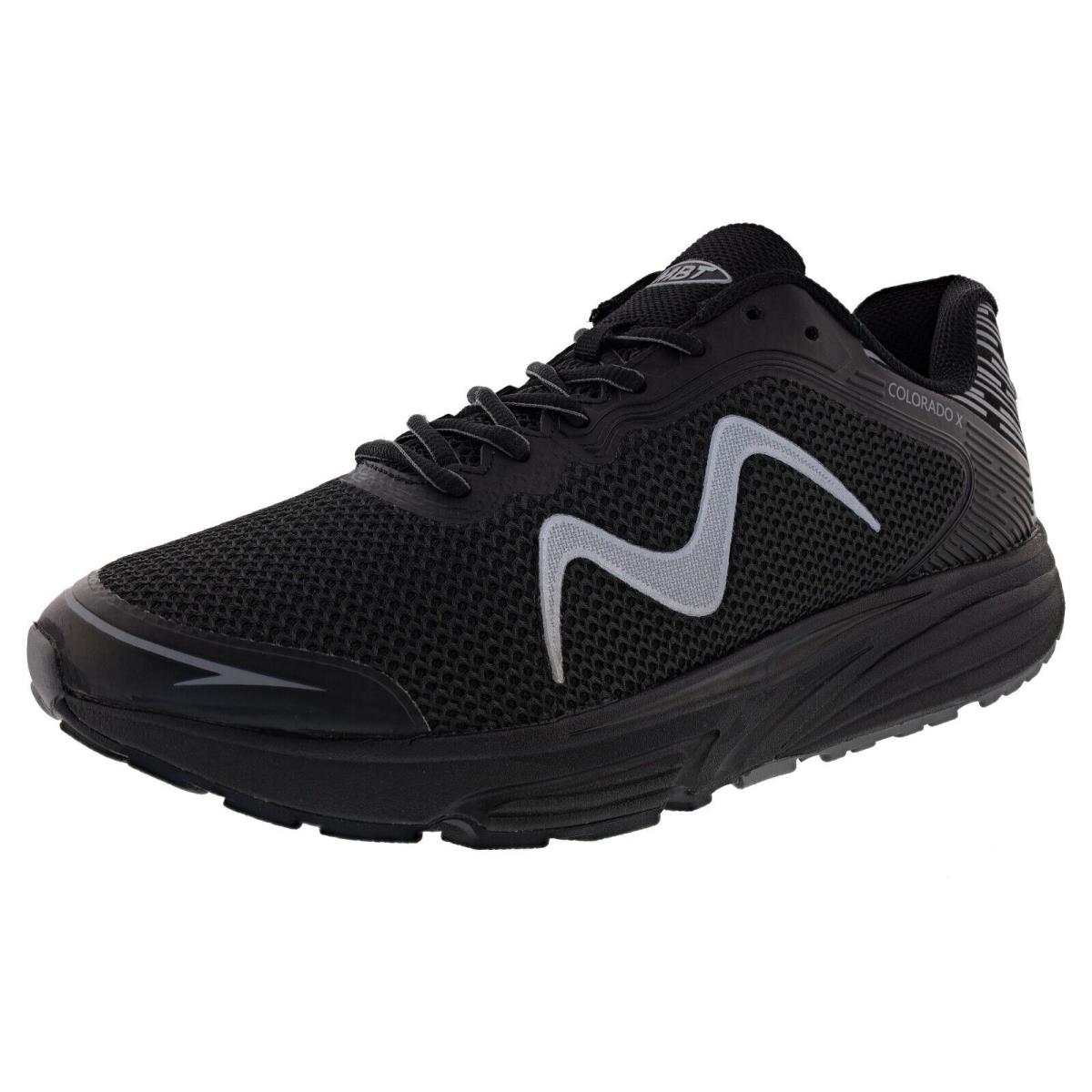 Mbt Men`s Colorado X Everyday Fitness Walking Shoes BLACK / BLACK