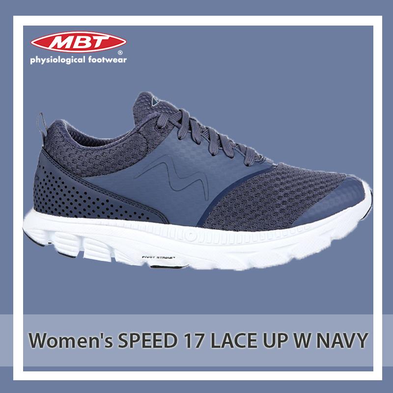 Mbt Speed 17 Women`s Athletic Sneaker Ultra Light Lace Runner/walker 3 Colors Navy