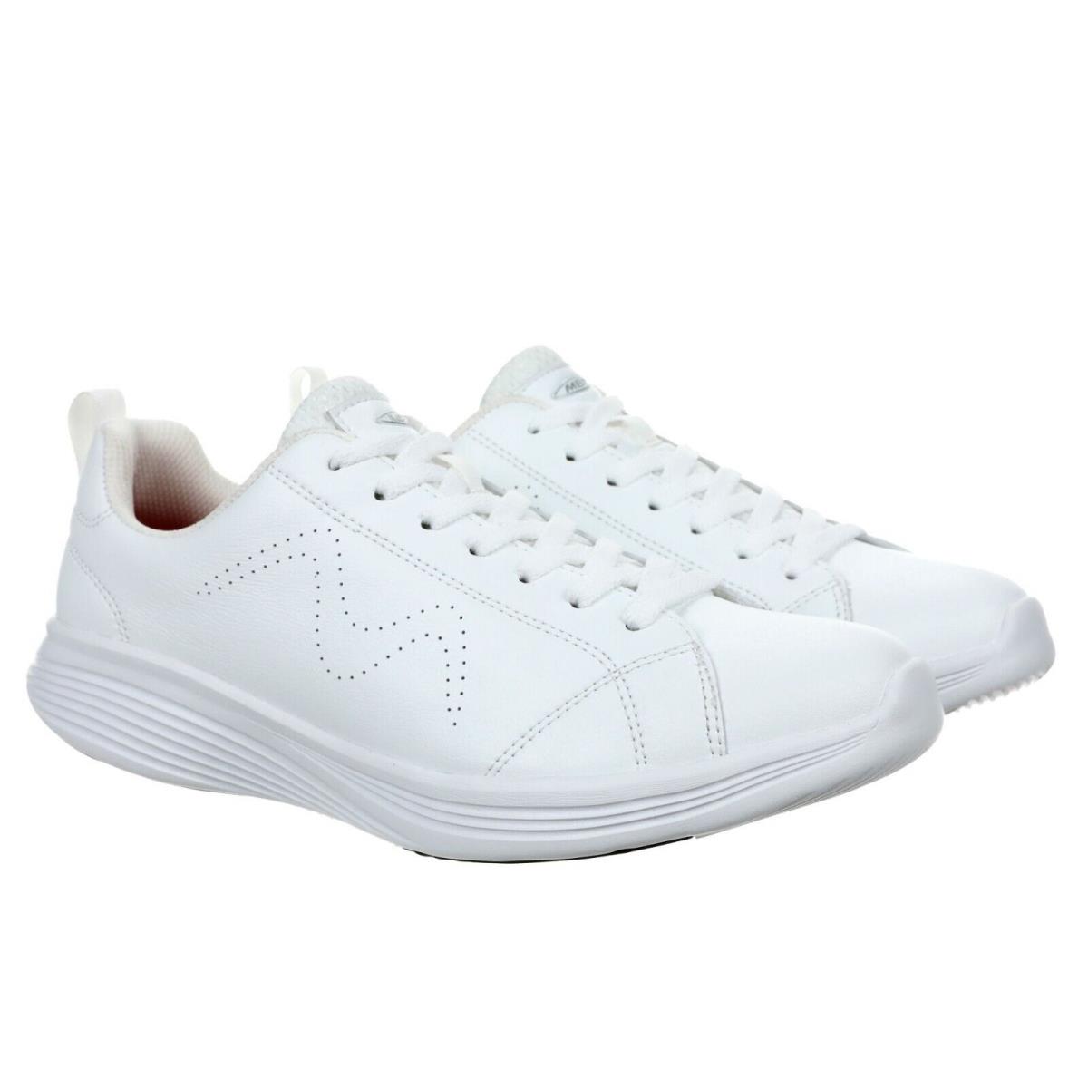 Mbt Ren Men`s Walking Shoe Ultra-light Comfort Leather Upper 2 Colors WHITE-702758-16L