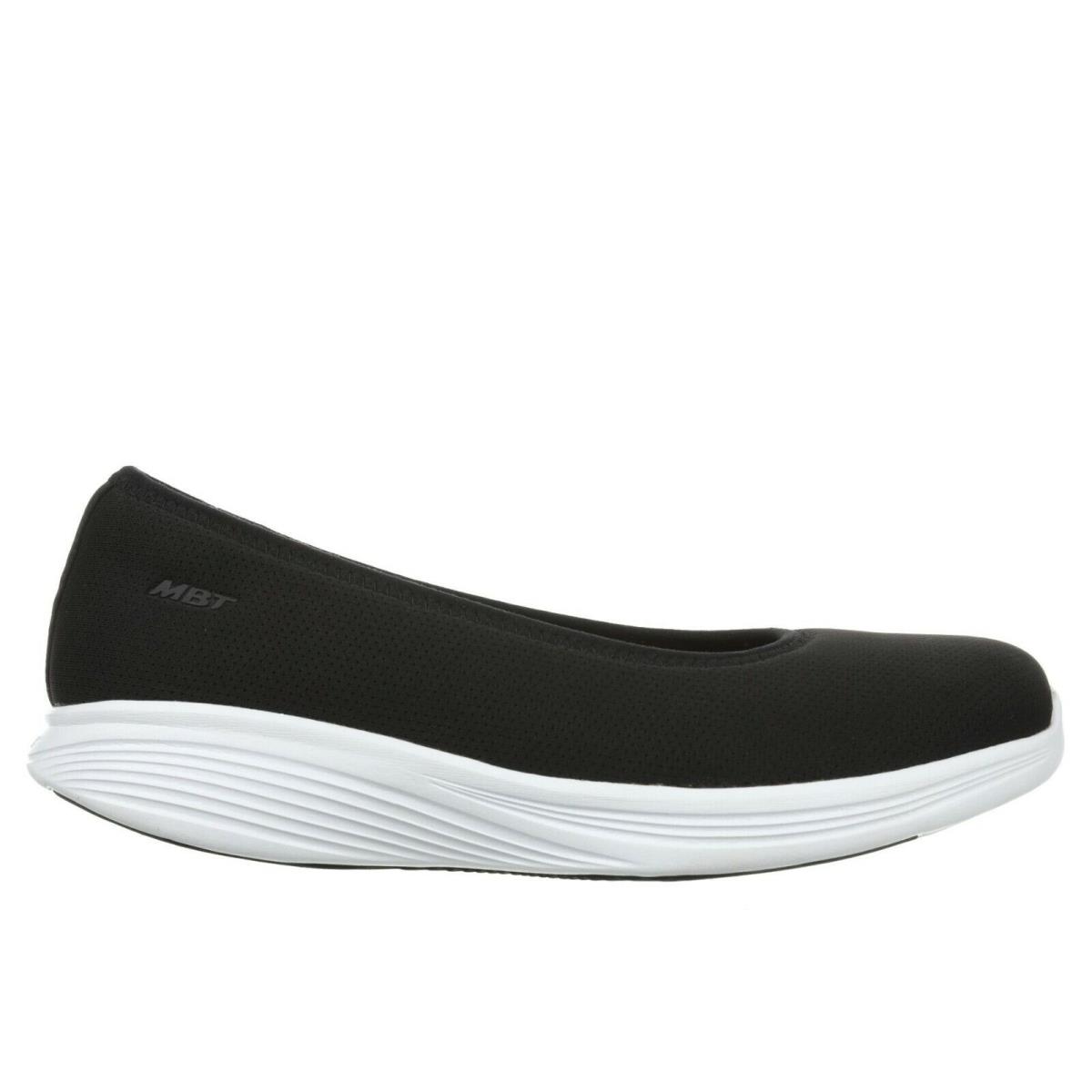 Mbt Women`s Hana Slip-on Shoe Ventilated Mesh Upper Ultra-light 3 Colors Black/White Sole