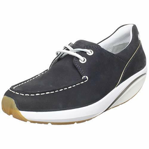 Mbt Meli Women`s Lace-up Boat Shoe Comfort Casual Spring or Summer 2 Colors Navy Nubuck Leather