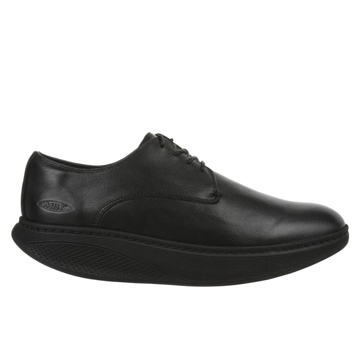 Mbt Men`s Kabisa 2 Plain Toe Oxford Level 3 Rocker Premium Lthr 3 Colors KABISA 2-702961-03C-BLACK