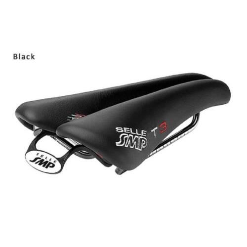 Selle Smp T3 Triathlon Bicycle Saddle with Steel Rails Black