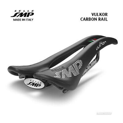 2023 Selle Smp Vulkor Carbon Saddle : Black - Made iN Italy
