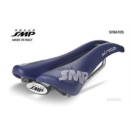 Selle Smp Stratos Saddle : Blue - Made IN Italy