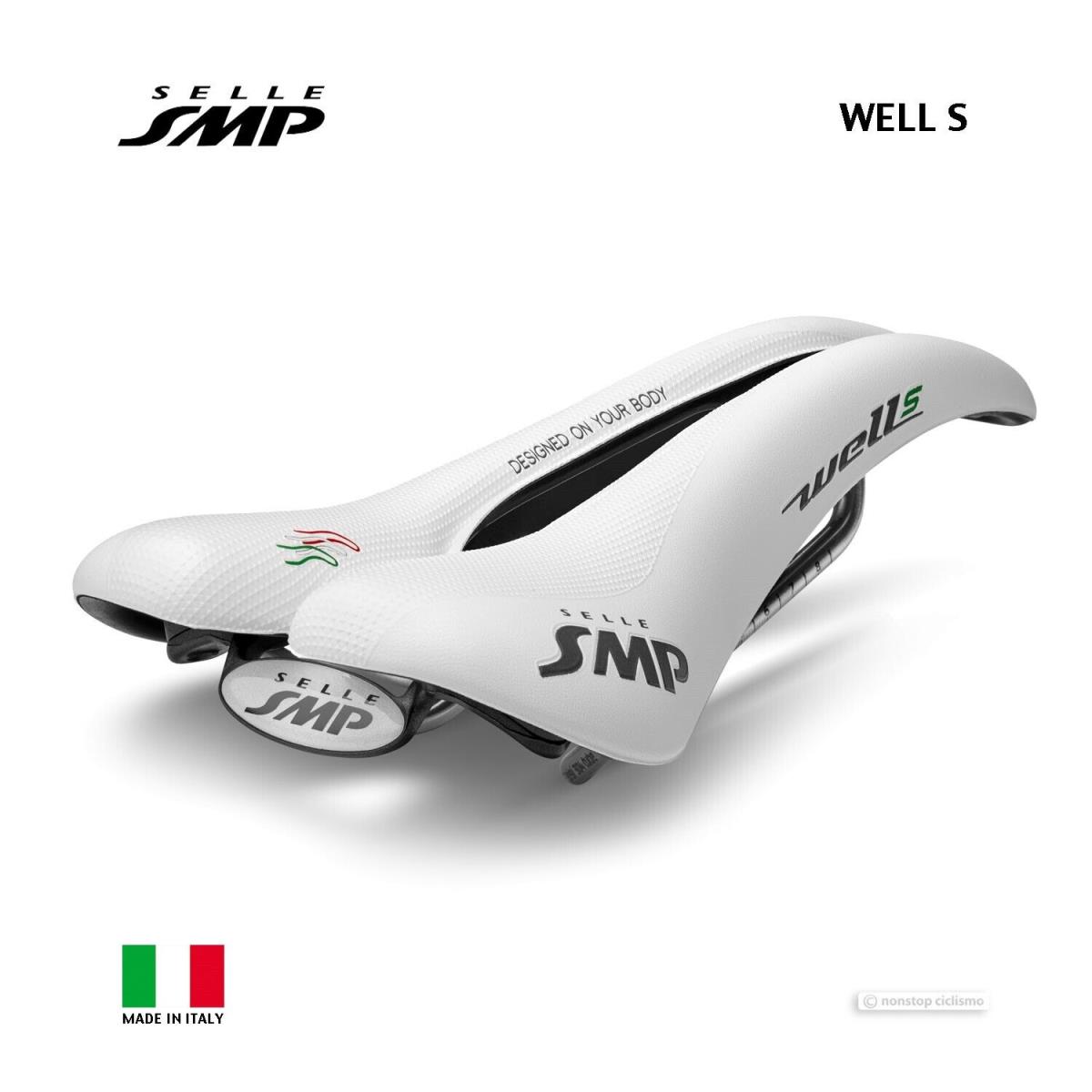 2023 Selle Smp Well S Saddle : White - Made IN Italy