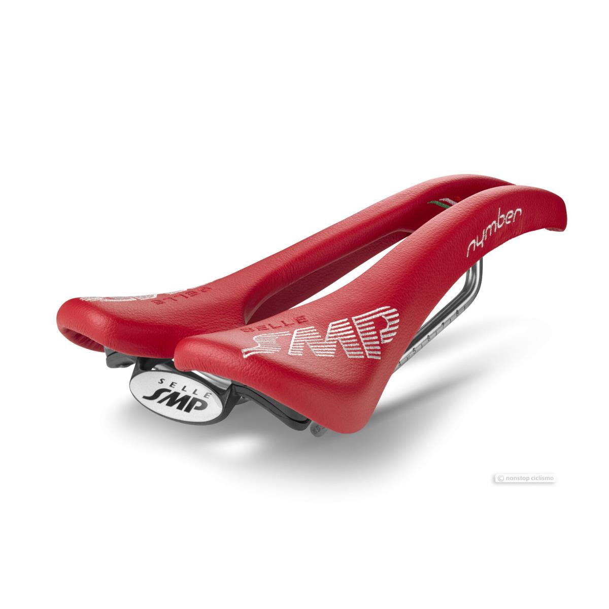 Selle Smp Nymber Saddle : Red - Made IN Italy