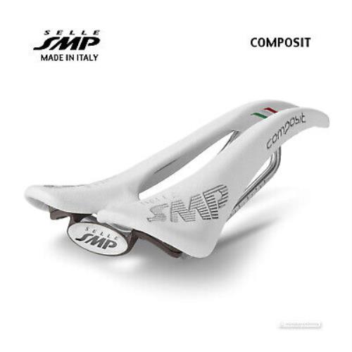 2023 Selle Smp Composit Saddle : White - Made iN Italy